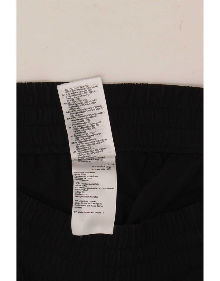Pantaloncini sportivi Adidas da donna UK 8/10 Small Nero Poliammide