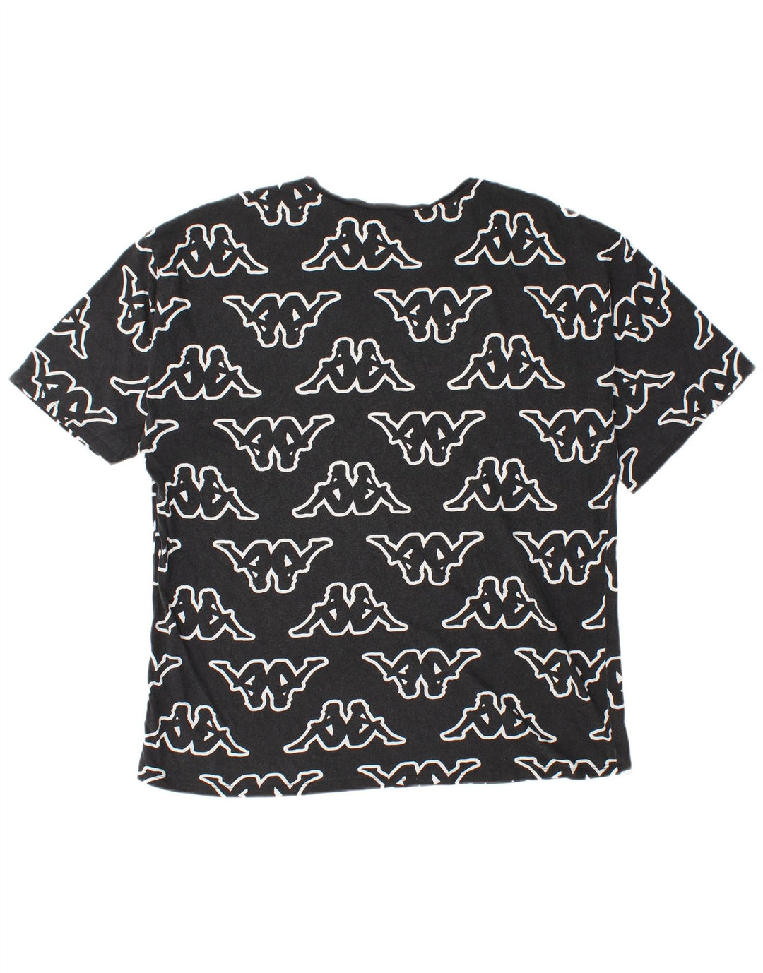 T-shirt grafica da uomo Kappa Tezenis grande nera