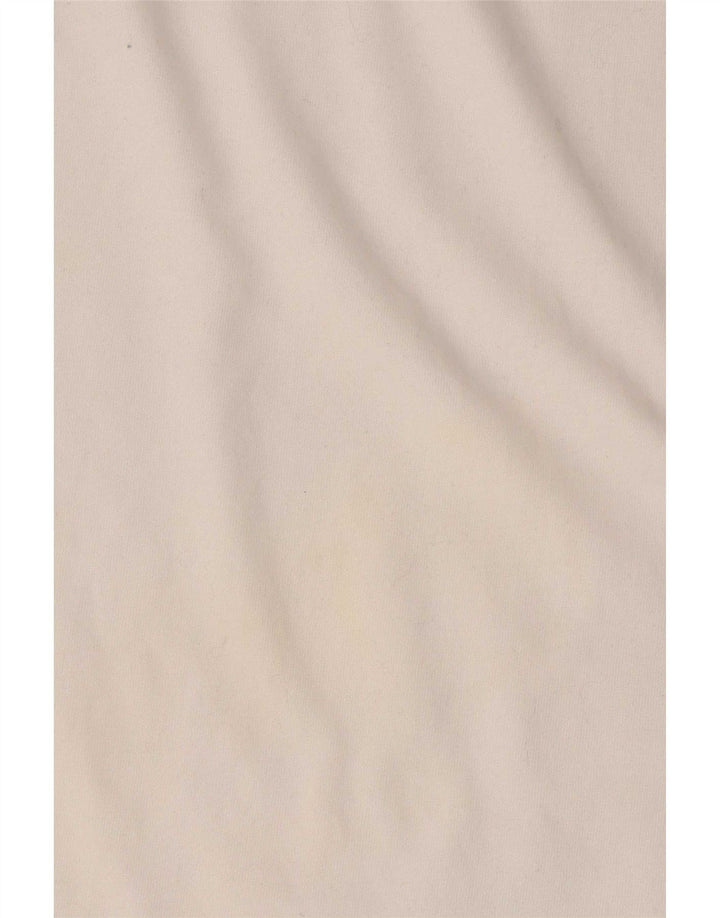 Fat Face Top da uomo a manica lunga piccolo in cotone bianco