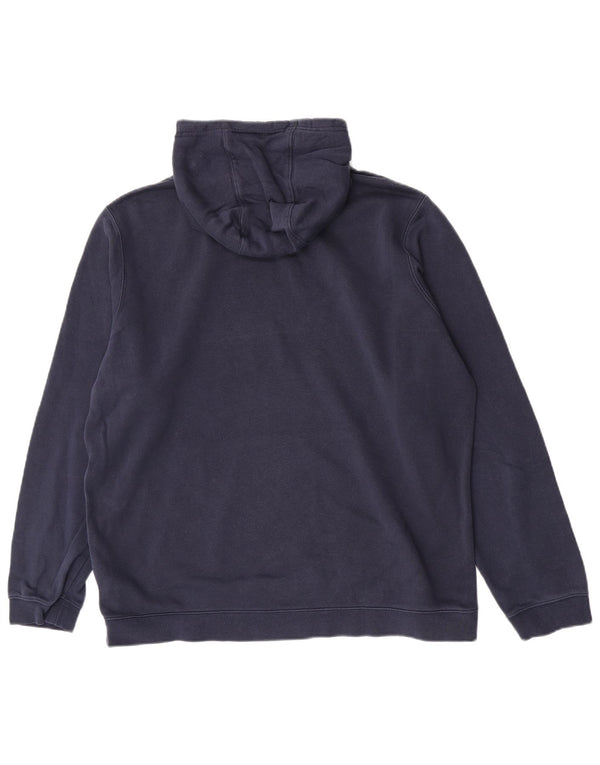 Felpa con cappuccio da uomo Nike XL in cotone blu navy