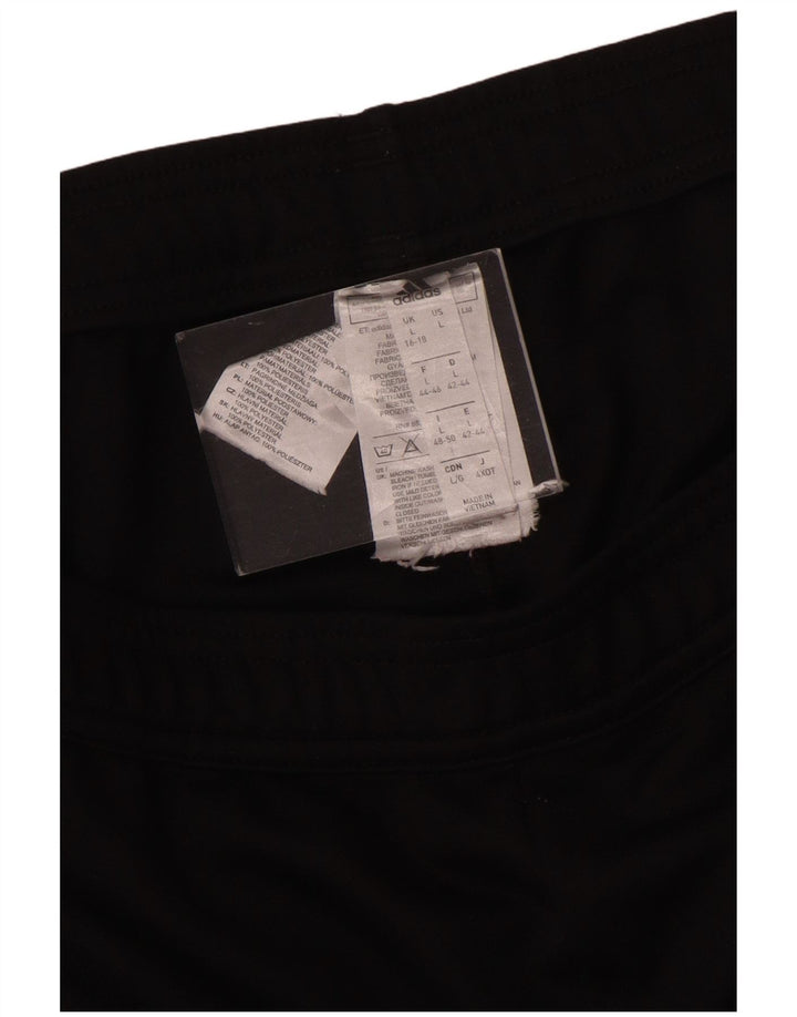 Pantaloni da tuta Adidas Climacool da donna UK 16/18 Large Nero Poliestere