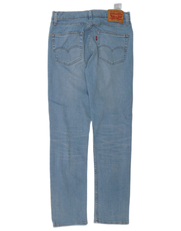 Levi's Uomo 511 Slim Jeans W32 L32 Cotone Blu