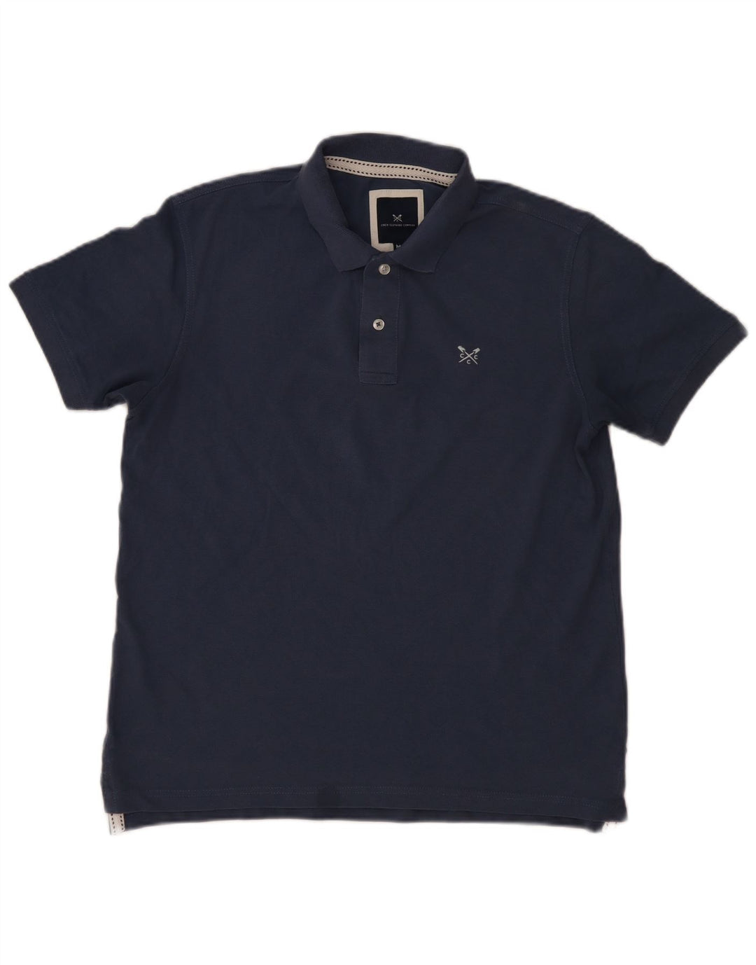 Crew Clothing Polo da uomo in cotone medio blu navy