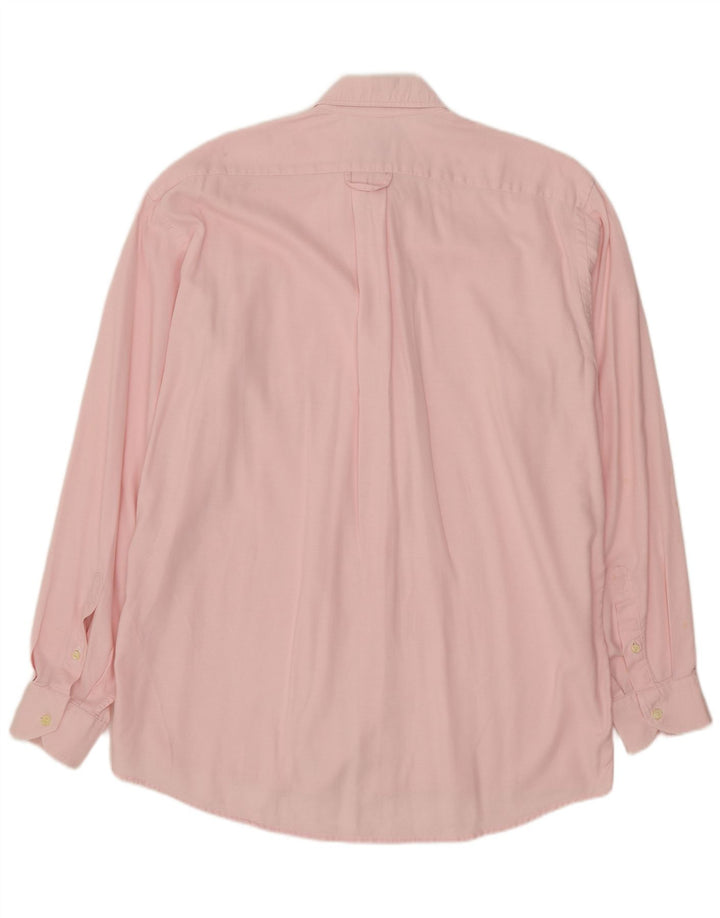 Camicia da uomo LACOSTE taglia 40 cotone rosa medio