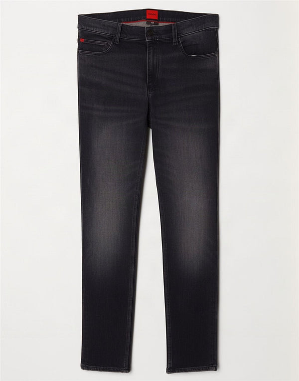 Jeans slim da uomo Hugo Boss W33 L29 cotone nero