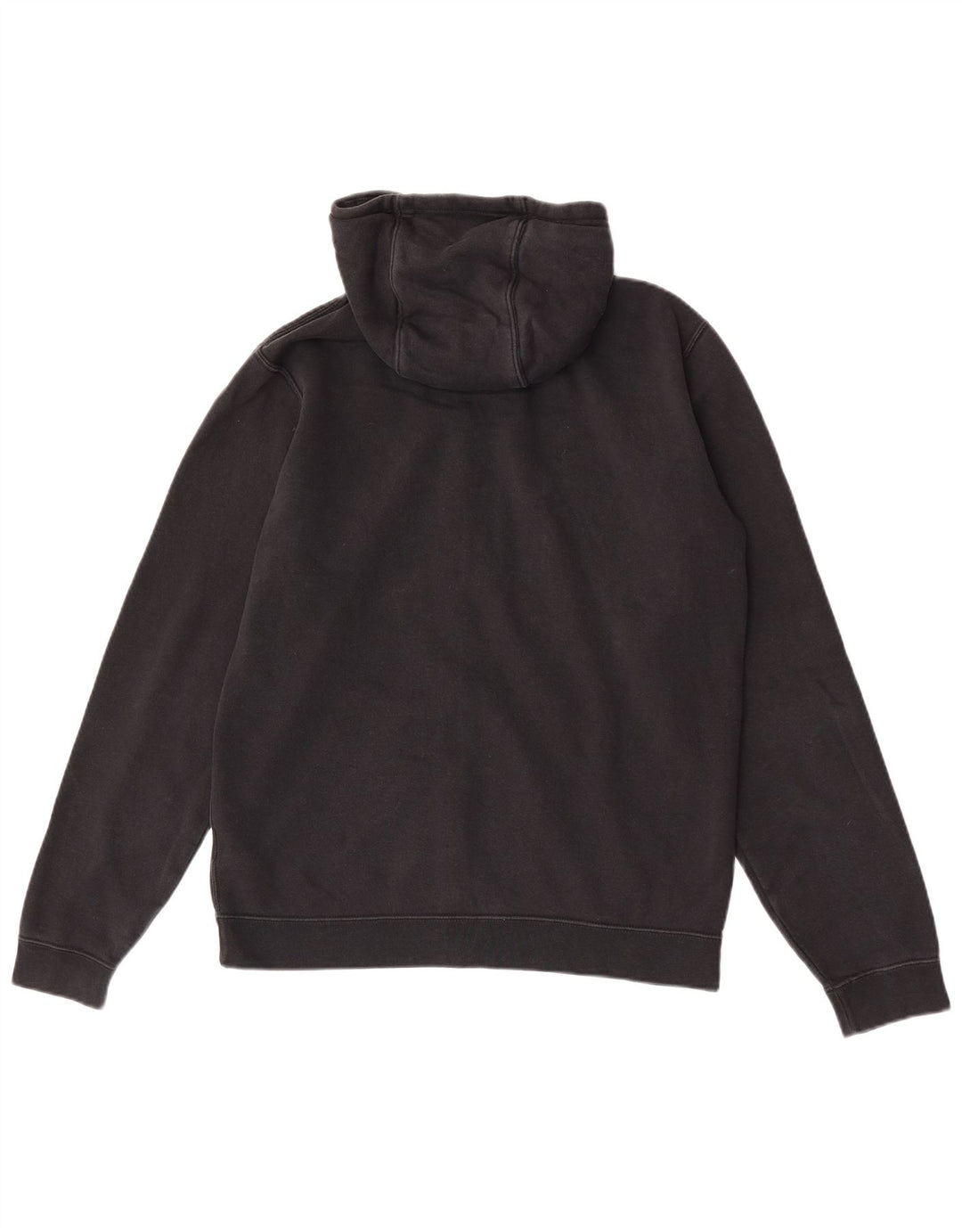 Felpa con cappuccio e zip Nike da uomo in cotone nero medio