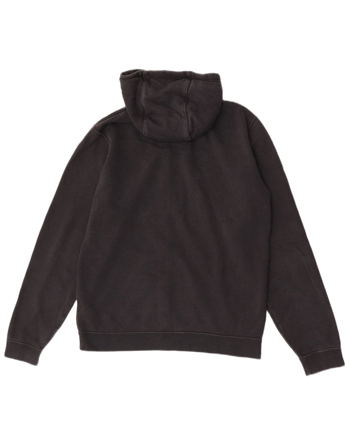 Felpa con cappuccio e zip Nike da uomo in cotone nero medio