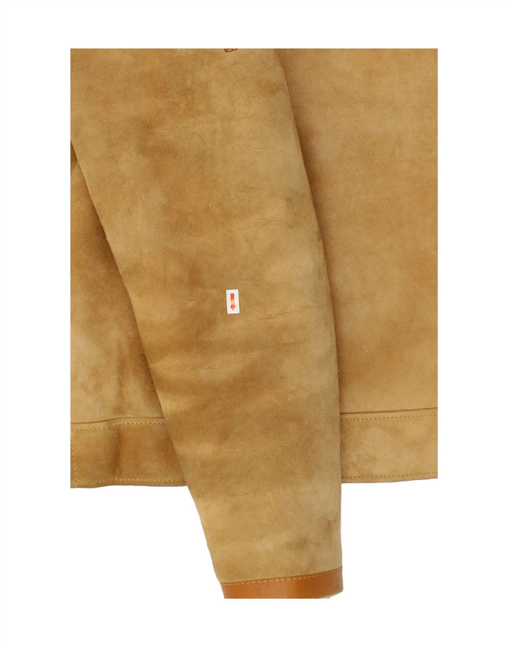 Giacca in shearling da uomo VINTAGE UK 36 Piccolo shearling beige