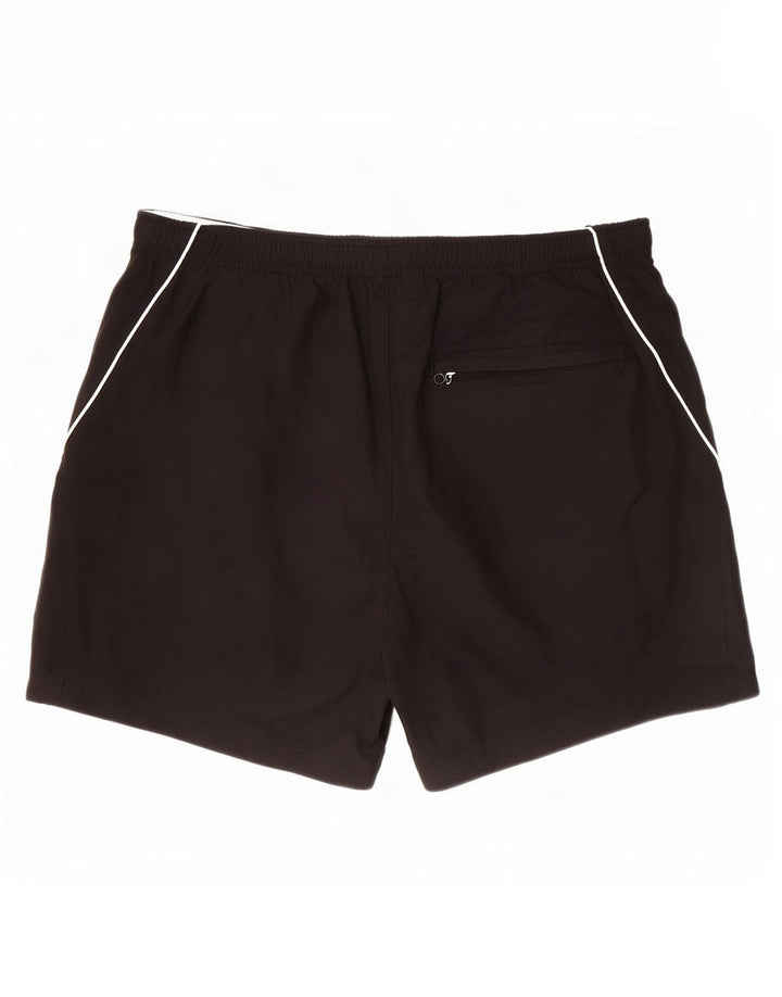 Pantaloncini da bagno Nike da uomo medio nero in poliestere