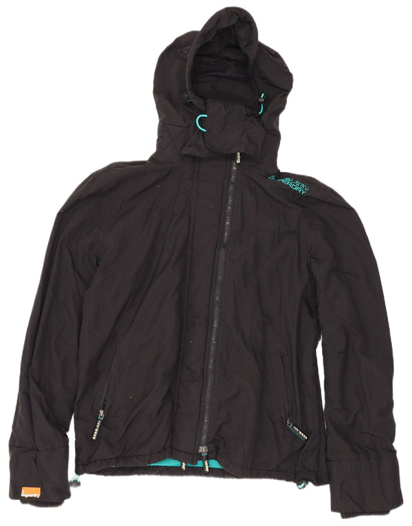 Giacca a vento da donna Superdry The Windcheater Graphic UK 18 XL nera