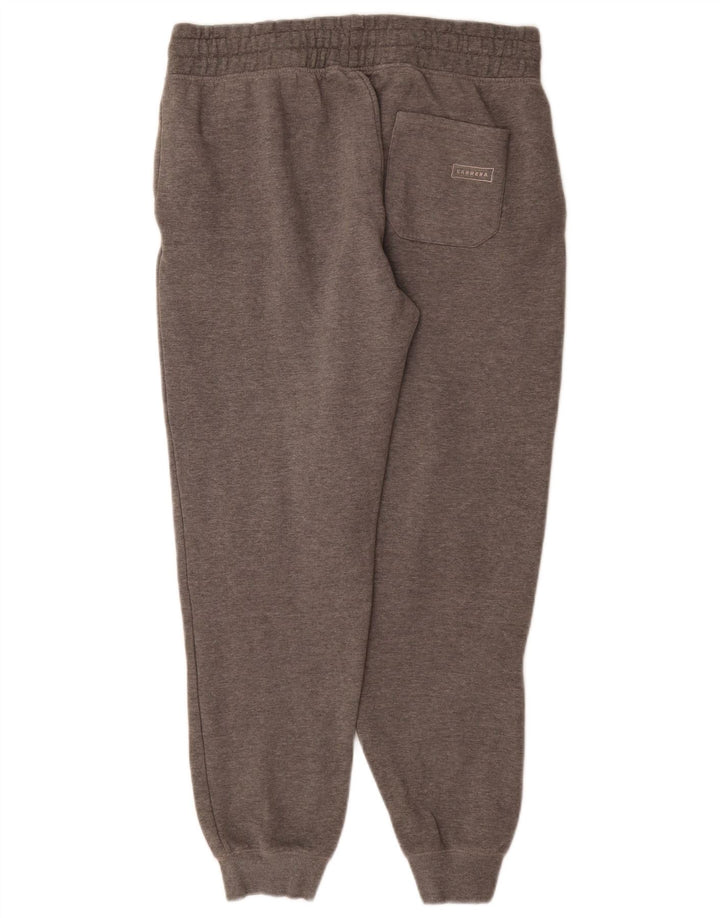 CARRERA Pantaloni da tuta da donna Joggers UK 14 Large Grigio Cotone