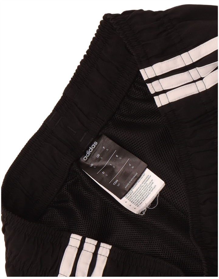 Pantaloncini sportivi Adidas da uomo piccoli in poliestere nero