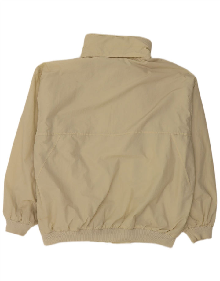 Giubbotto bomber con cappuccio da uomo Slam UK 44 2XL nylon bianco sporco