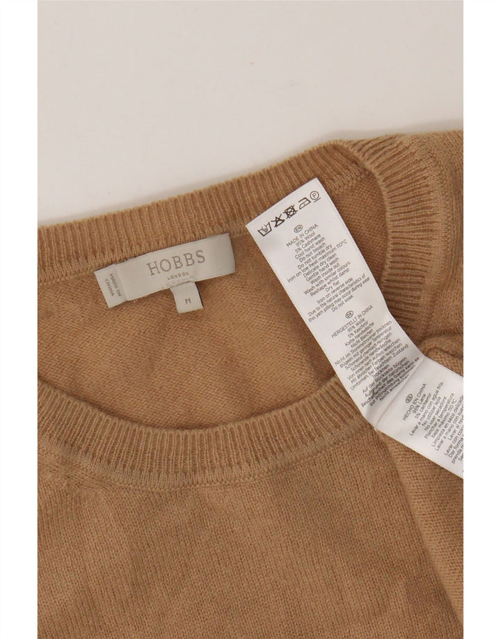 Maglione girocollo corto da donna Hobbs UK 12 Lana beige medio