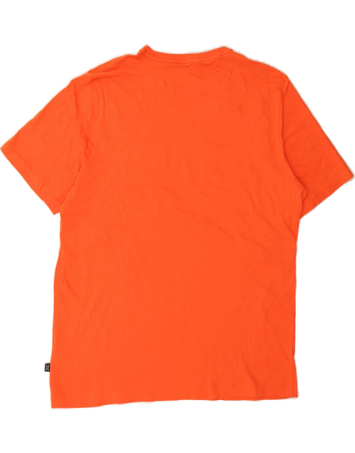 PUMA Mens Graphic T-Shirt Top Large Orange Elastane Vintage Puma and Second-Hand Puma from Messina Hembry 