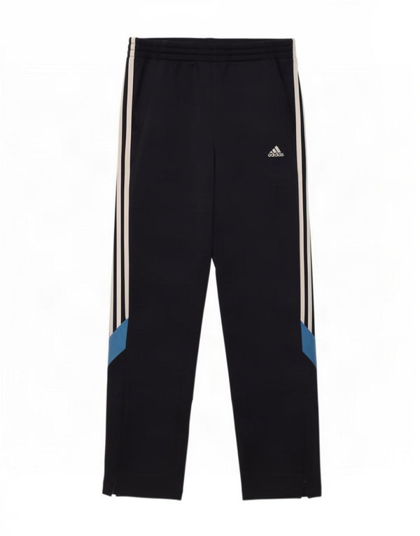 Pantaloni da tuta da donna Adidas UK 14 Medium Blu Navy Colourblock
