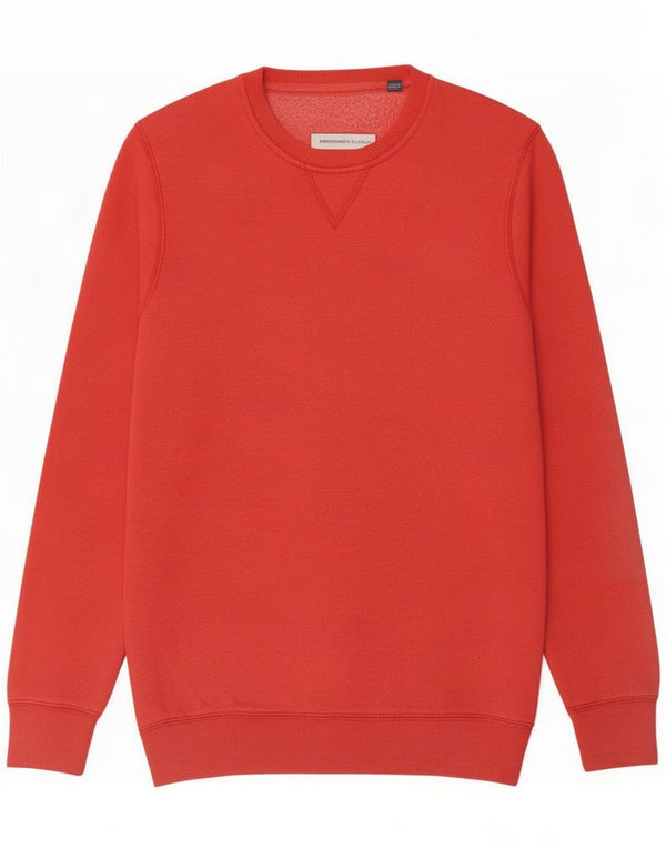 Jack Wills Felpa con grafica da uomo Maglione XS Rosso Cotone