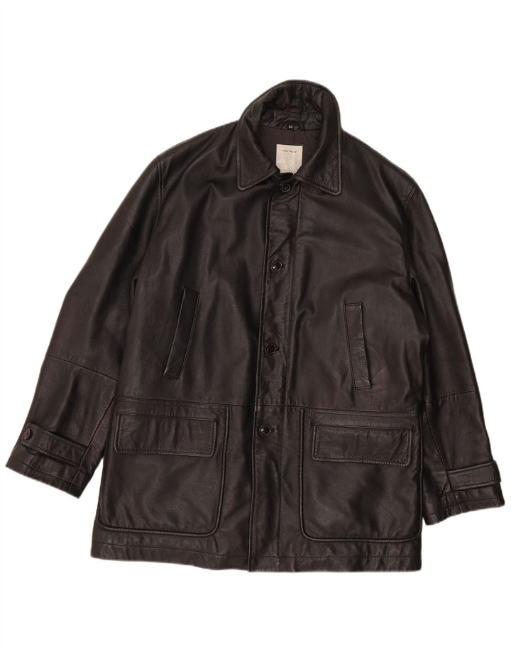 Giacca Pelle Uomo Conbipel IT 50 Large Pelle Nera