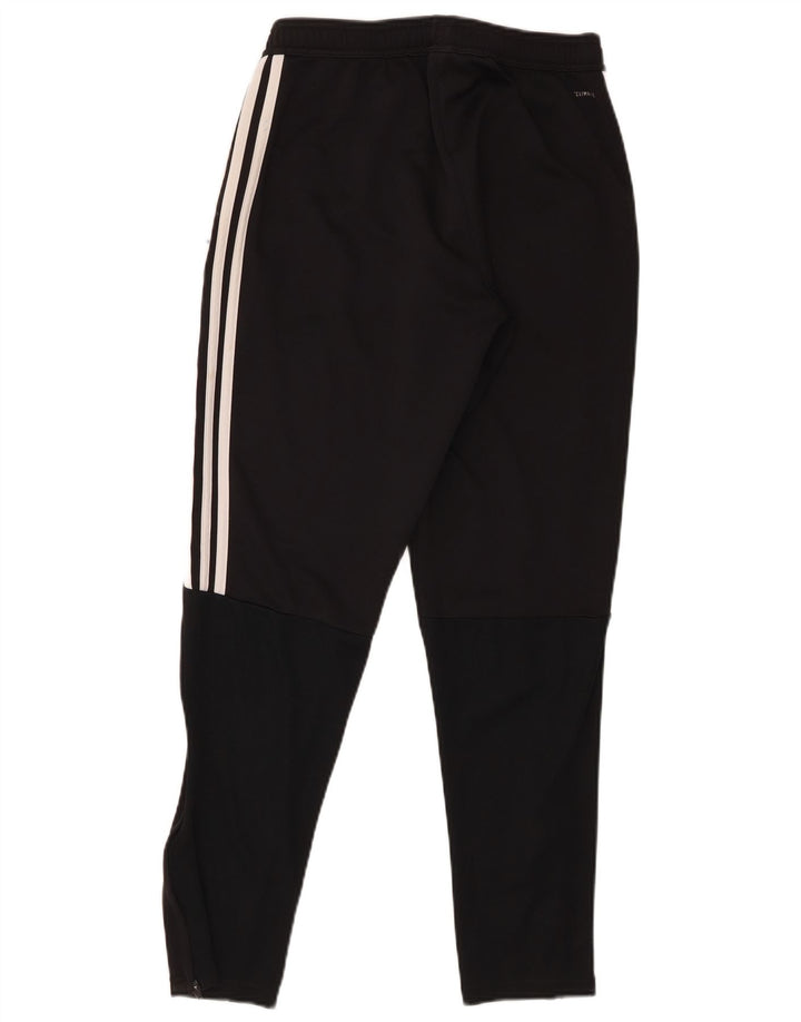 Pantaloni da tuta Adidas Climalite da uomo medio poliestere nero