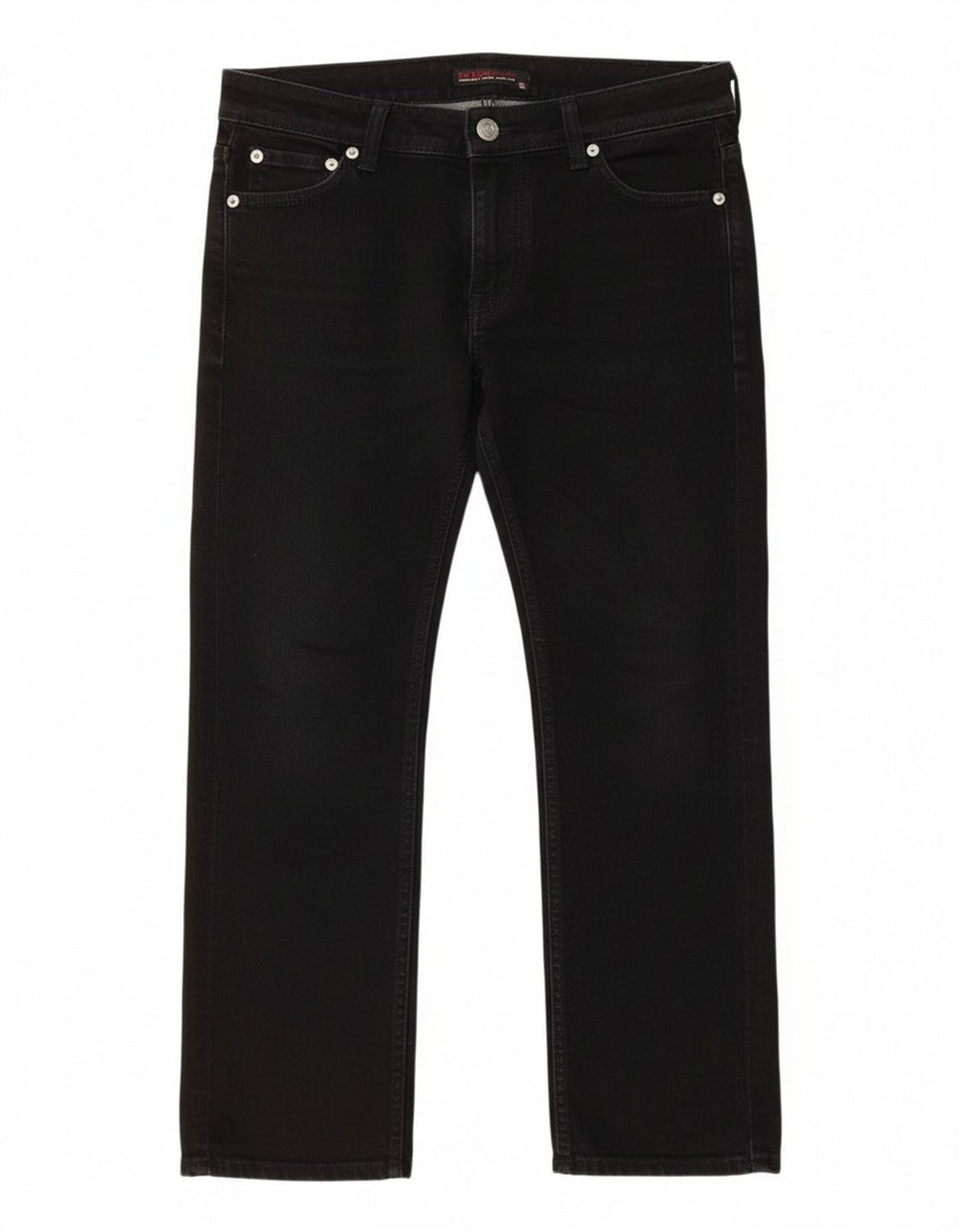Jeans cropped da donna Guess W28 L23 cotone nero