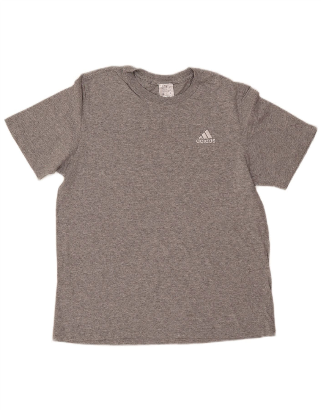 T-shirt ADIDAS da uomo Top in cotone grigio medio