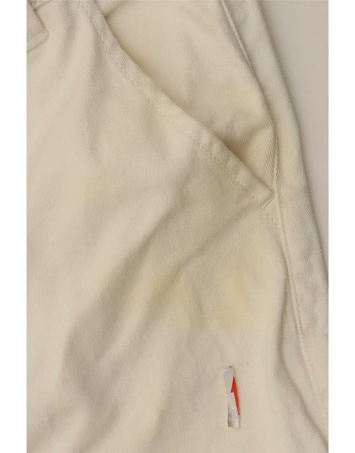 Pantaloncini chino da uomo Zara EU 42 Large W32 cotone bianco