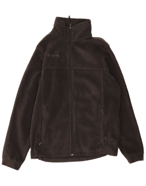 Giacca in pile Columbia da bambino 15-16 anni in poliestere nero