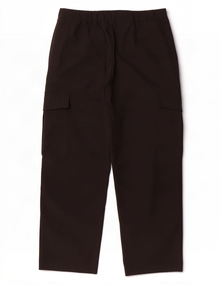 Pantaloni cargo dritti da donna Zara grandi W34 L30 poliestere nero
