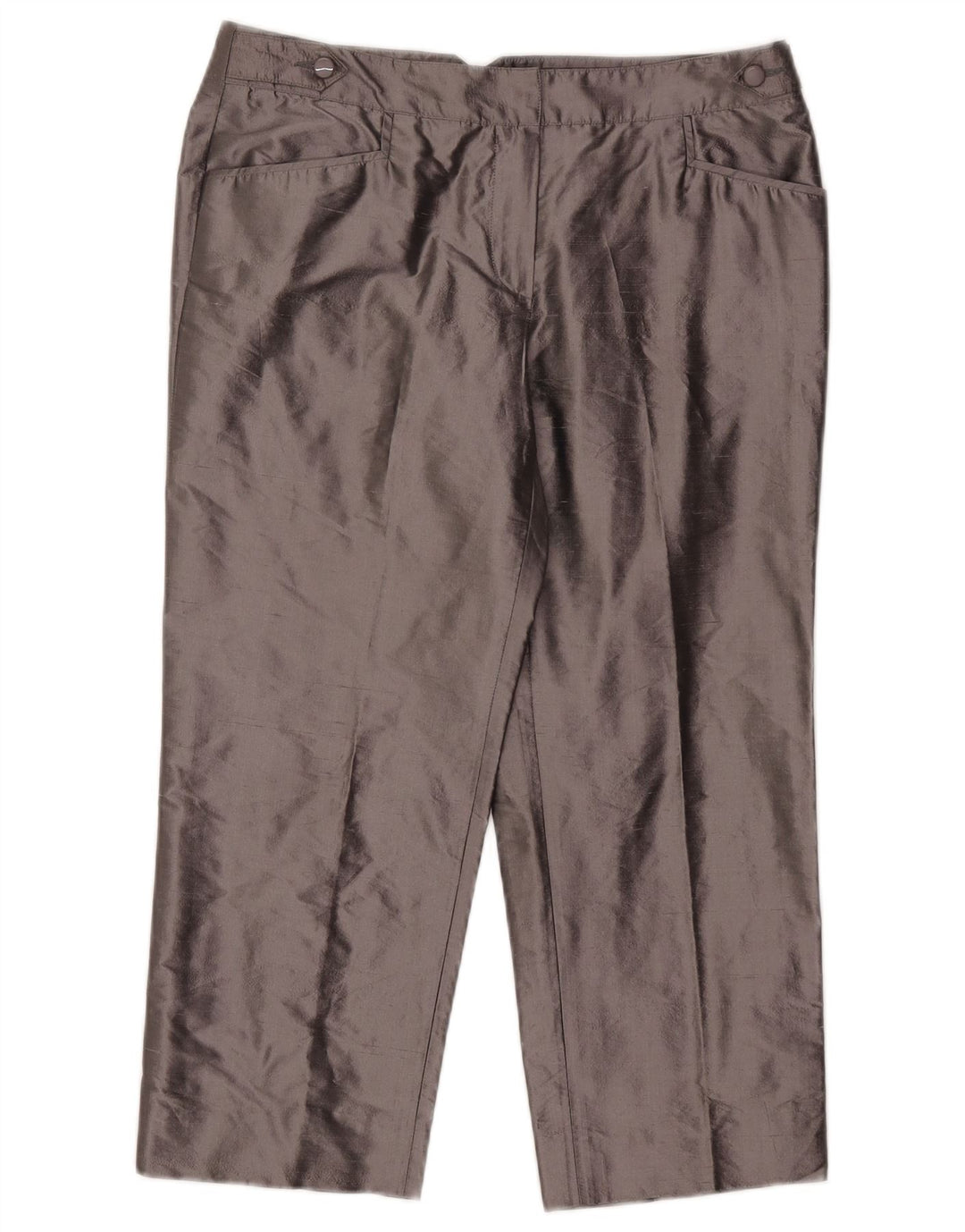 Pantaloni Capri dritti da donna Armani W31 L22 Grigi