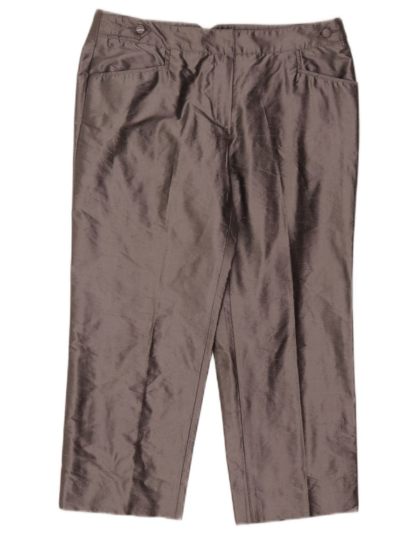 Pantaloni Capri dritti da donna Armani W31 L22 Grigi