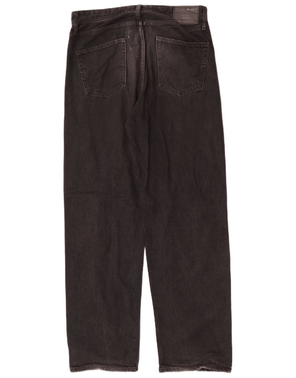 Jeans larghi da uomo Jack & Jones W31 L34 cotone nero