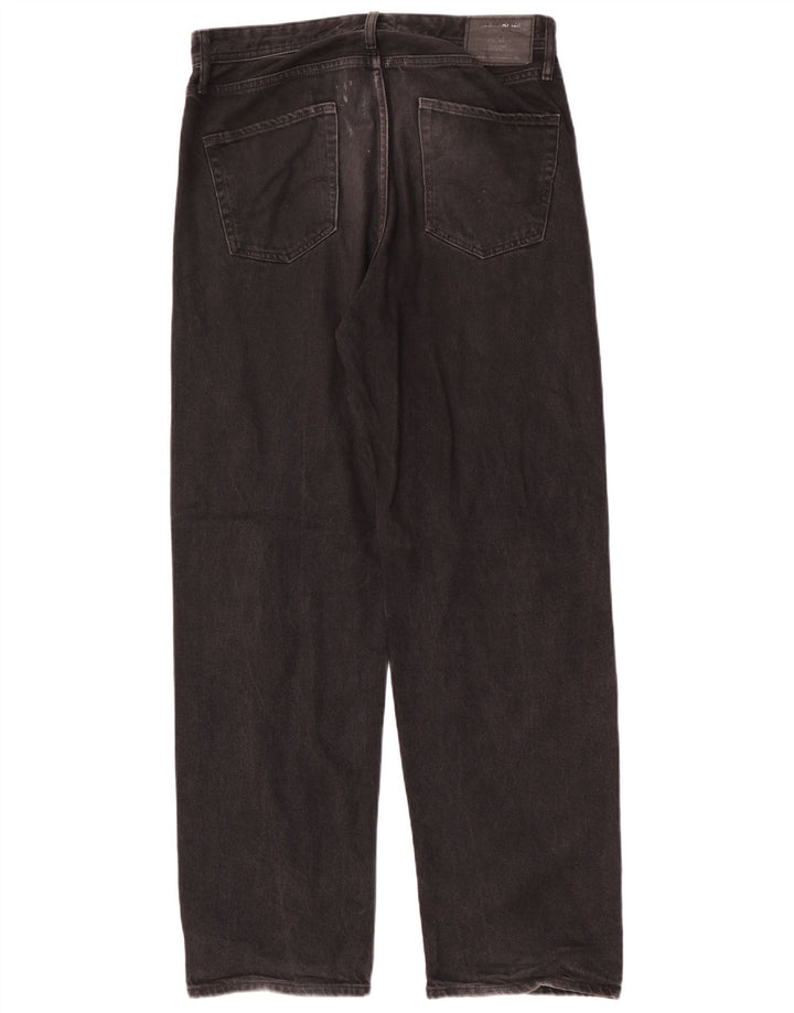 Jeans larghi da uomo Jack & Jones W31 L34 cotone nero