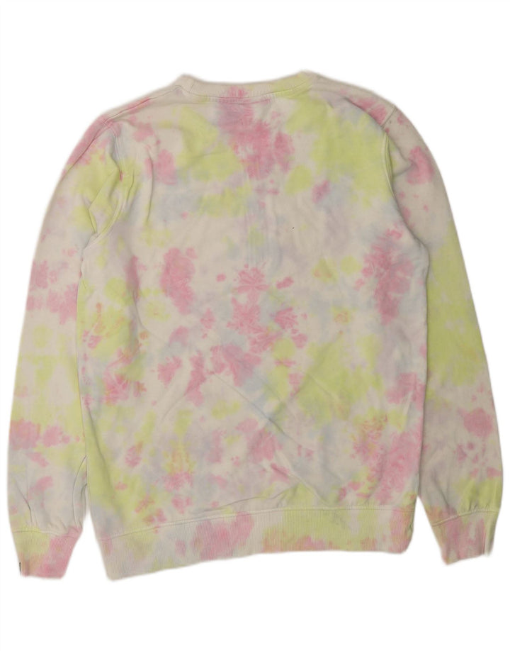 ELLESSE Girls Graphic Sweatshirt Jumper 13-14 Years Multicoloured Tie Dye