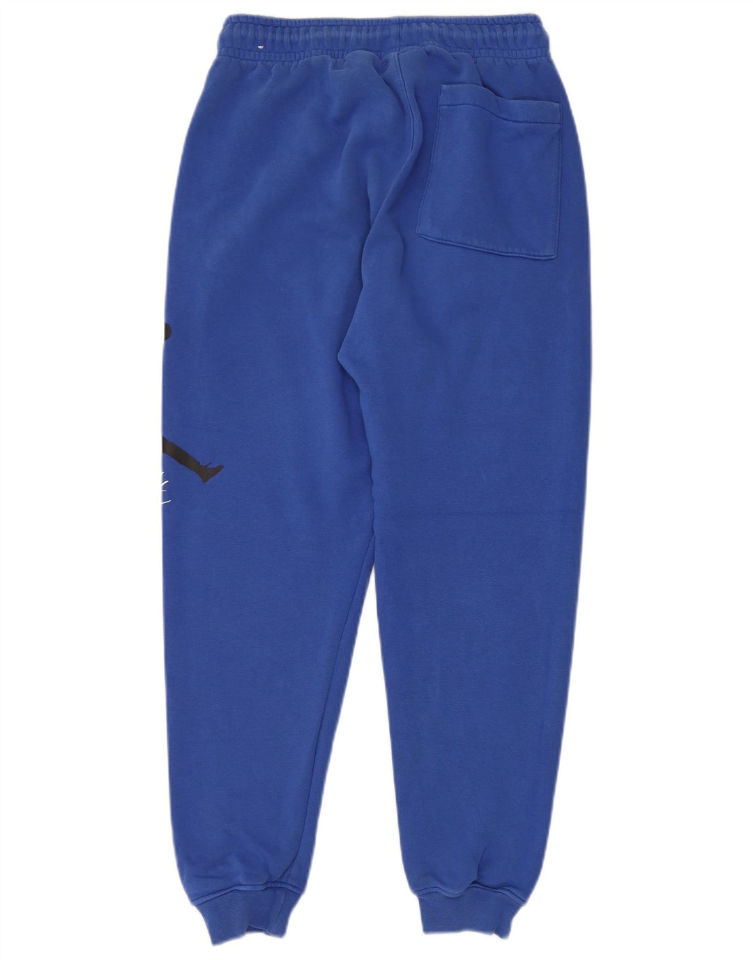 JORDAN Pantaloni da tuta con grafica da donna Joggers UK 10 Small Blu Cotone