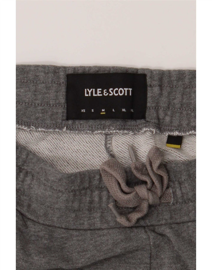 Lyle & Scott Pantaloni da tuta da uomo Joggers Cotone grigio medio