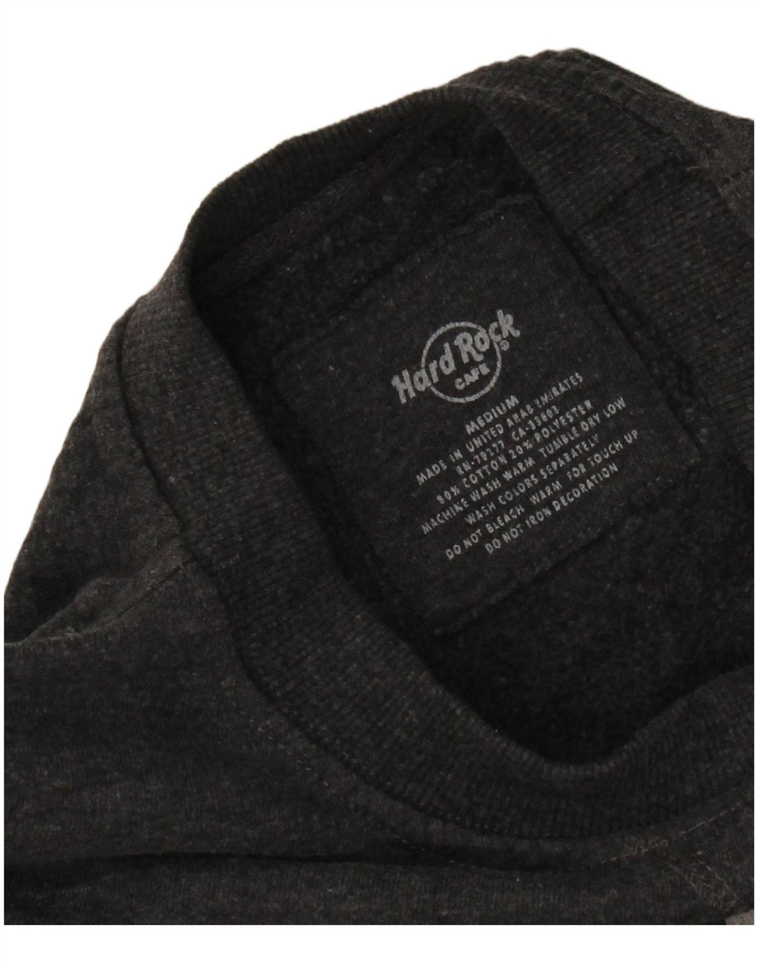 Felpa con grafica Hard Rock Cafe da donna Roma UK 14 Grigio medio