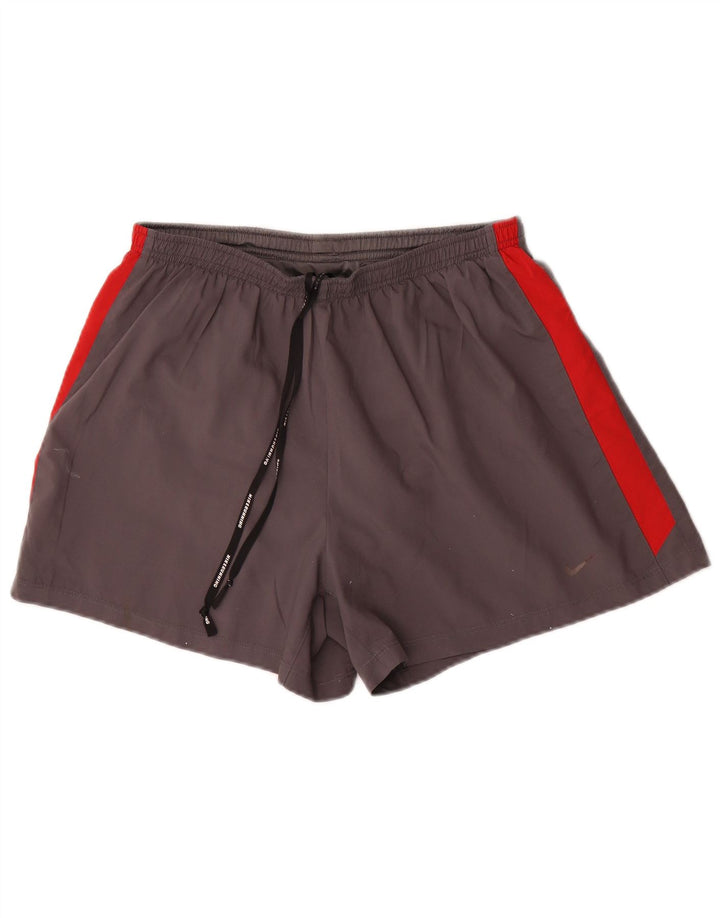 Pantaloncini sportivi Nike Dri Fit da uomo color grigio medio