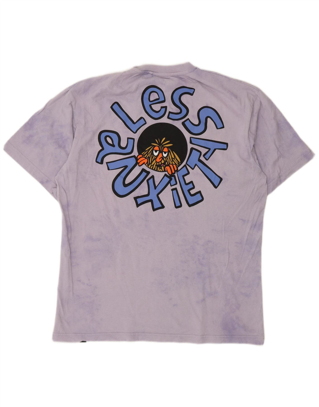 T-shirt grafica da uomo Pull & Bear Top viola medio tie dye