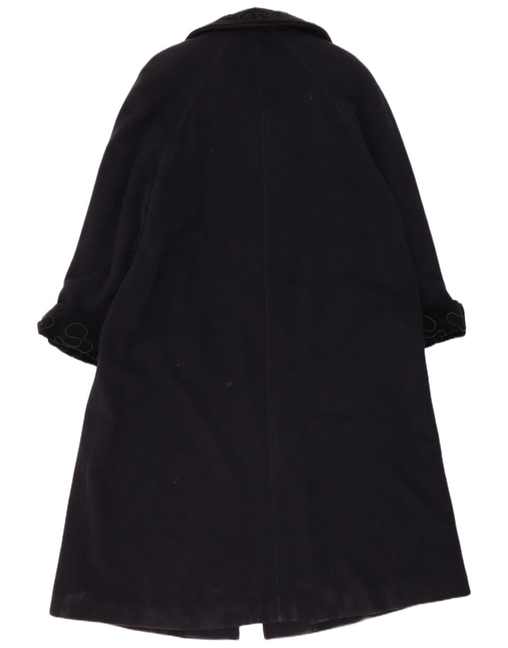 Soprabito oversize da donna Admyra UK 18 XL Lana blu navy