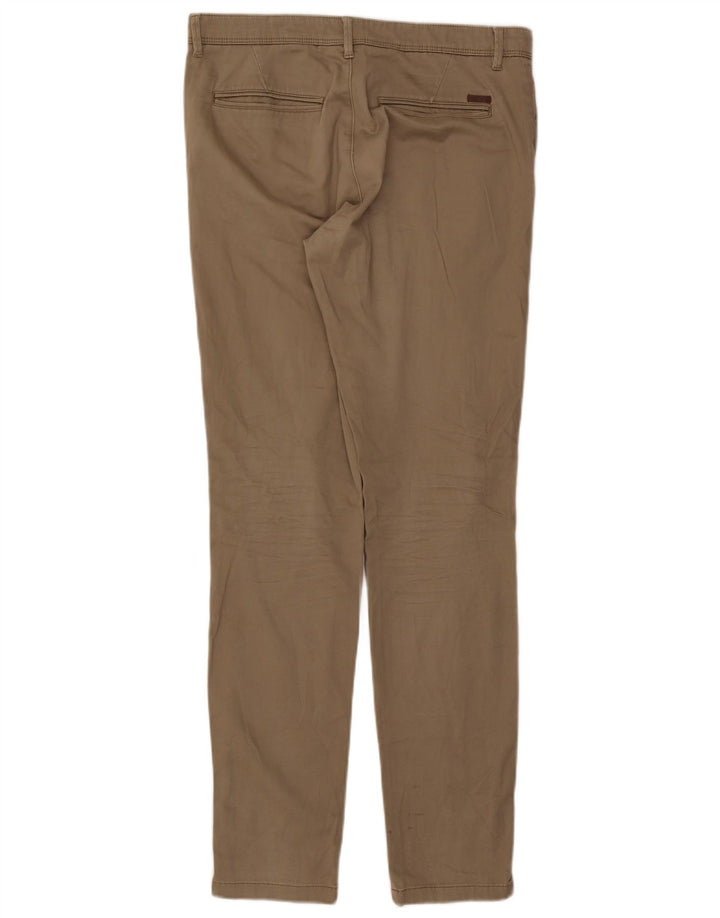 JACK & JONES Pantaloni chino slim da uomo W32 L32 Cotone beige