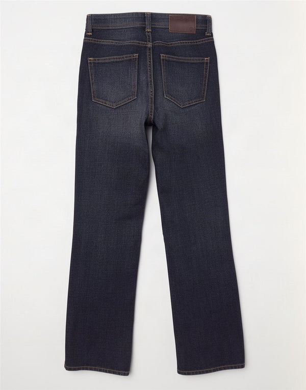 Jeans a gamba larga da donna Ben Sherman W24 L25 cotone blu navy