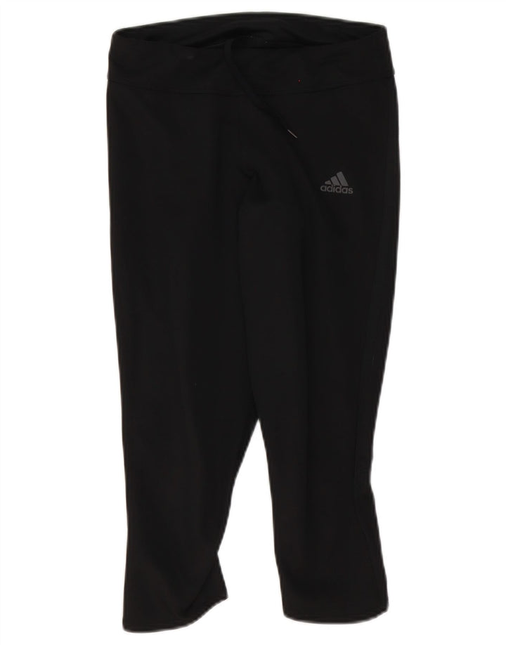 Leggings Adidas Climalite Capri da donna UK 4/6 XS poliestere nero