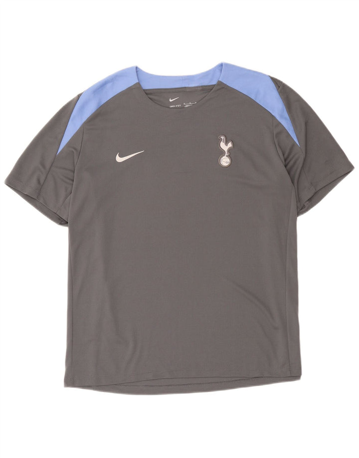 T-shirt Nike Dri Fit da uomo XL in poliestere color block grigio