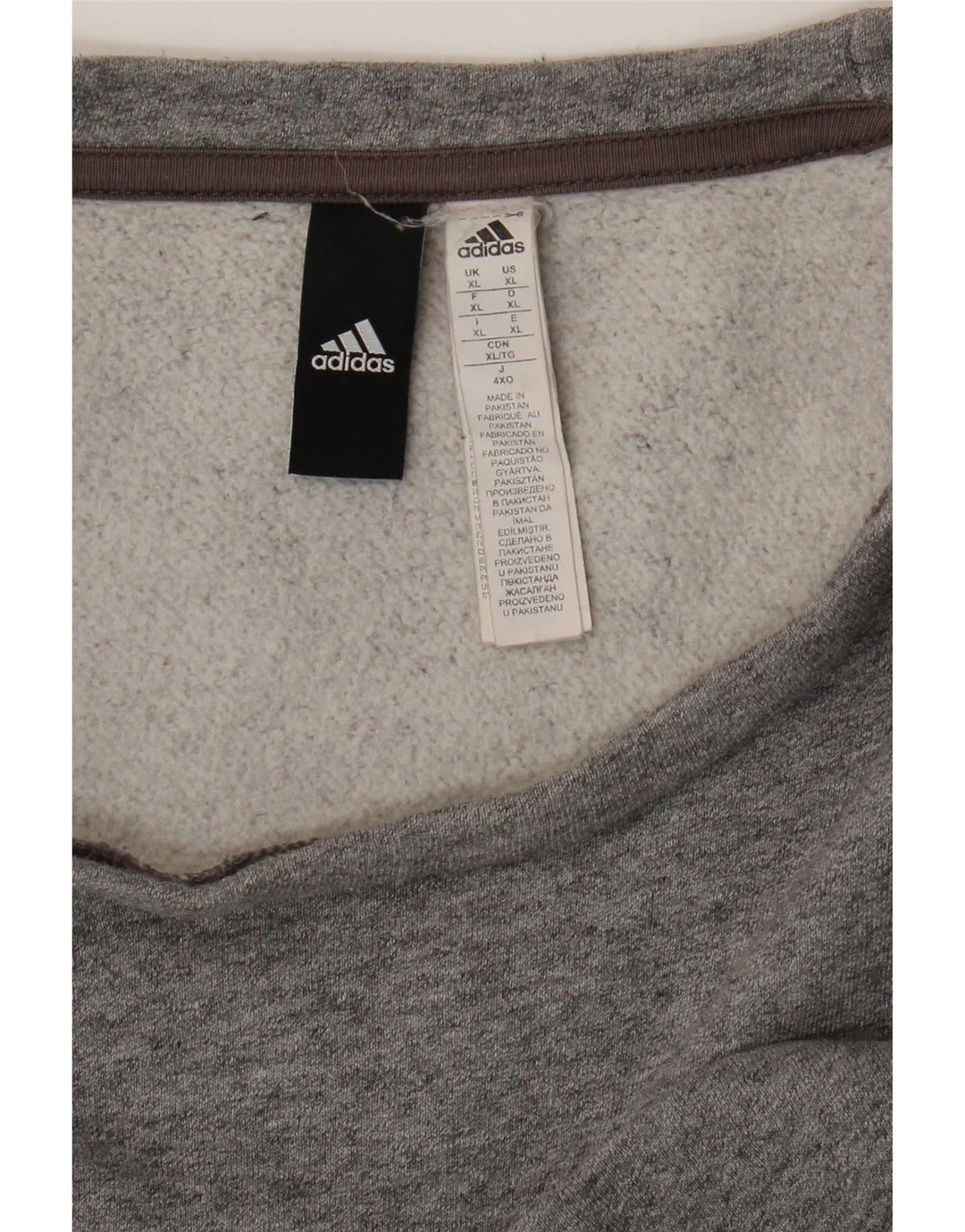 Felpa Adidas Uomo Maglione XL Grigio Cotone