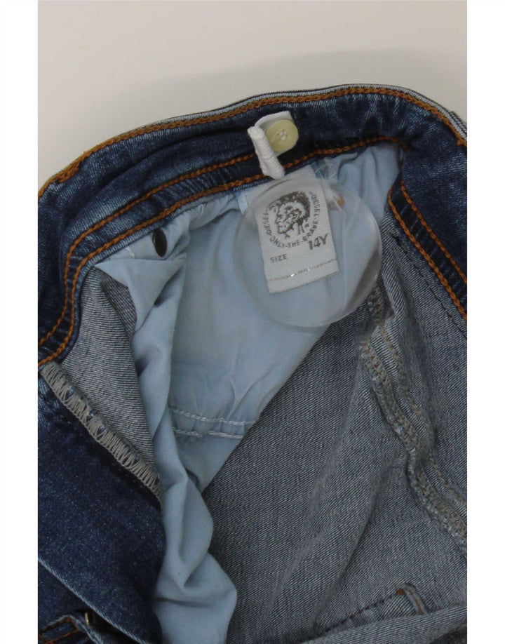 Jeans slim da ragazzo Diesel 13-14 anni W28 L26 Blu