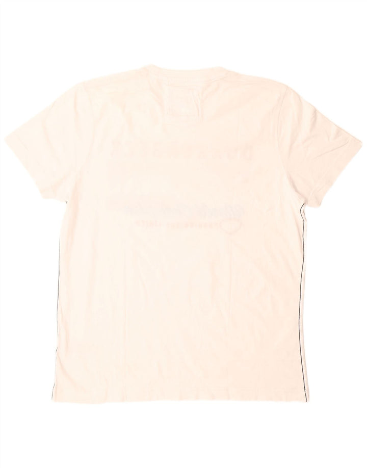 T-shirt grafica da uomo Camp David Top XL in cotone bianco