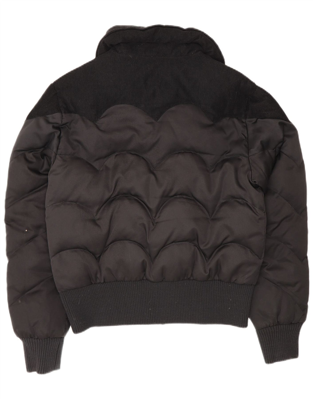 Giacca bomber imbottita da donna Levi's UK 16 grande poliestere nero