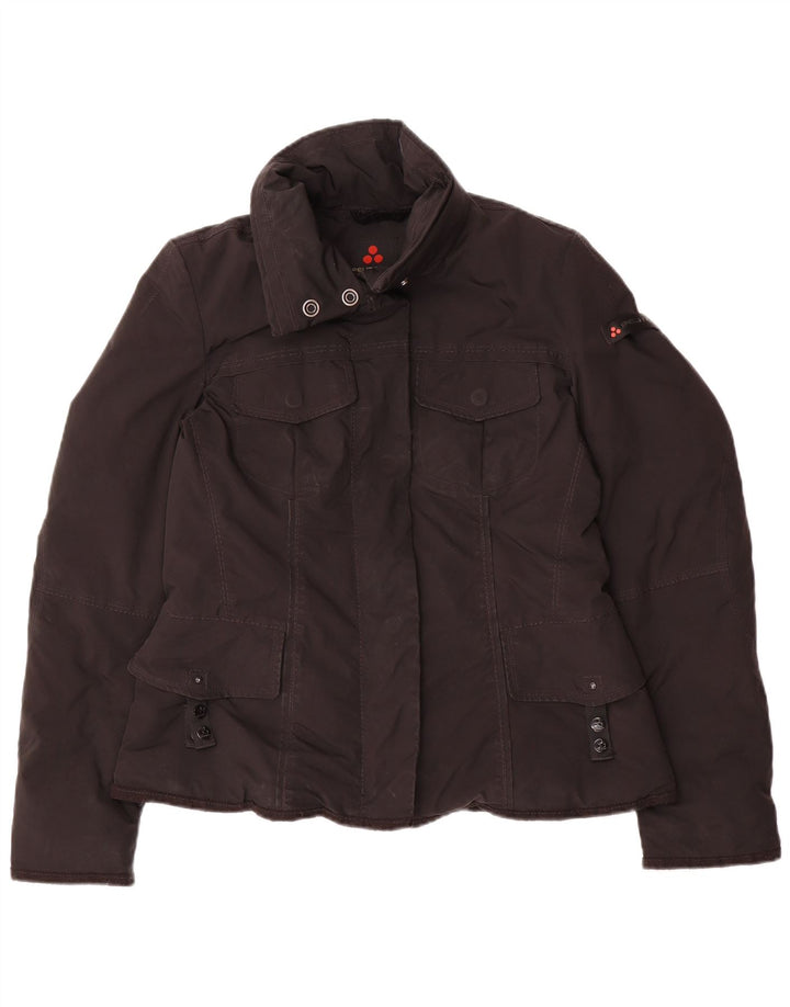 PEUTEREY Giubbotto Imbottito Donna IT 46 Large Nero Poliestere