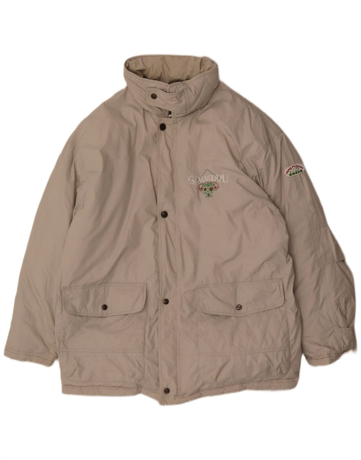 Giacca imbottita Diadora da uomo vestibilità ampia UK 42 XL poliestere grigio