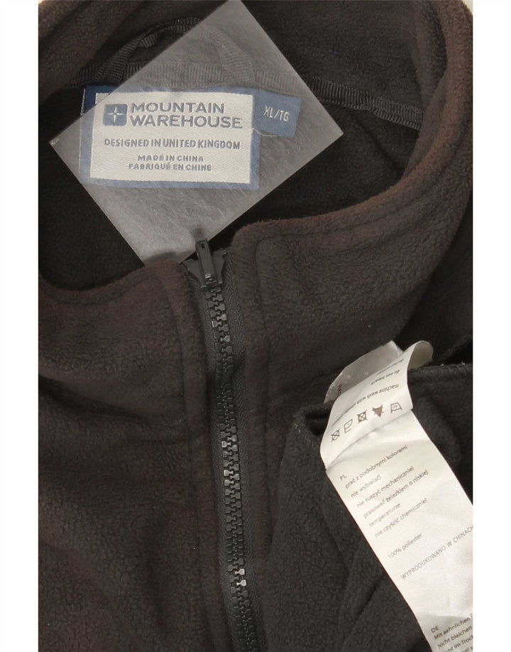 Giacca in pile foderata da uomo Mountain Warehouse UK 42 XL Poliestere grigio